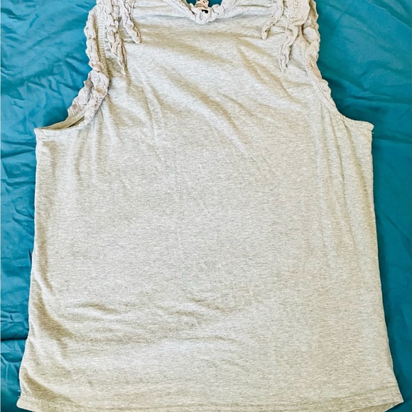 Nanette Lepore Light Gray Tank Top - Picture 4 of 4